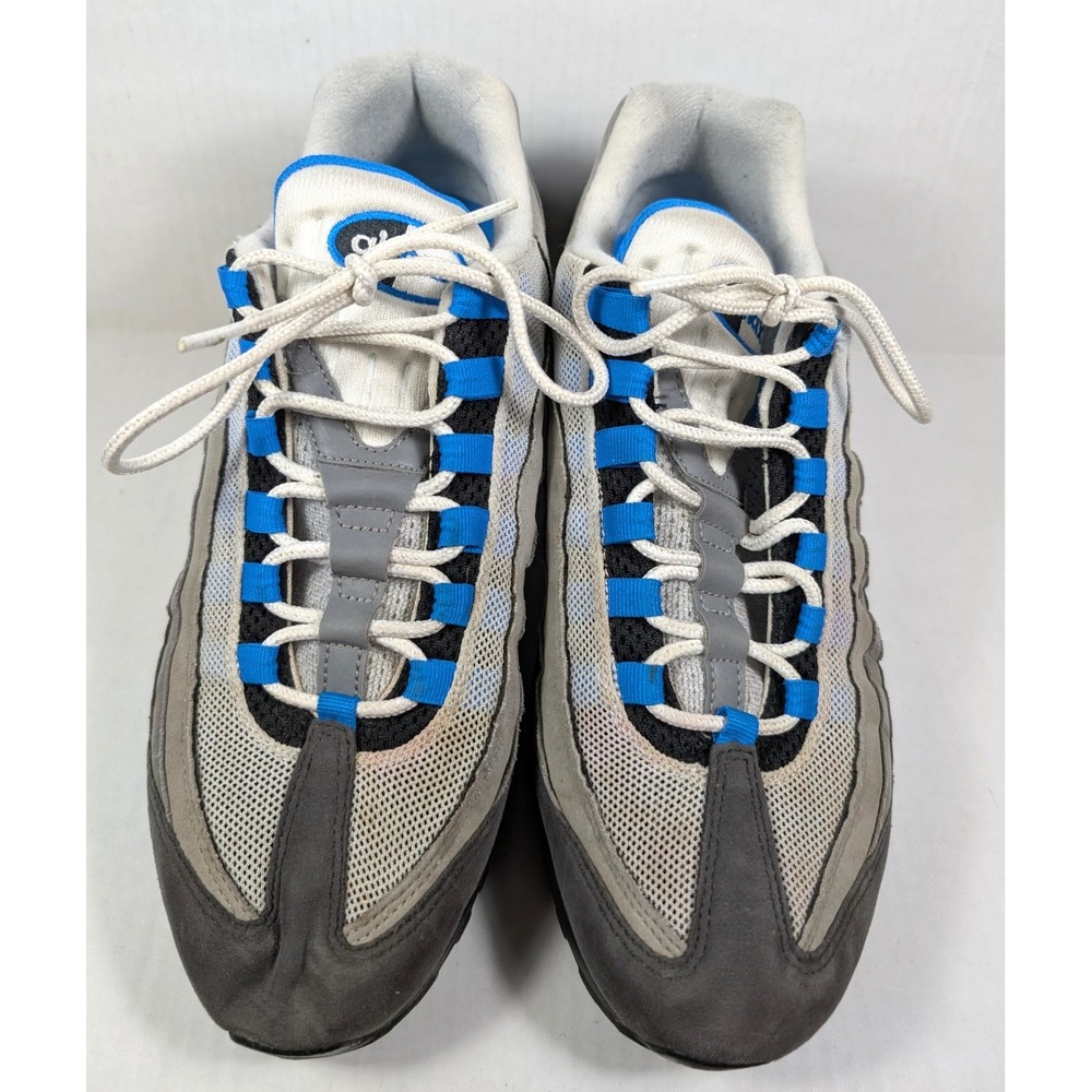 Nike Air Max 95 OG Crystal Blue Mens Size 11 AT8696-100 Gray Sneakers Shoes - Picture 2 of 8